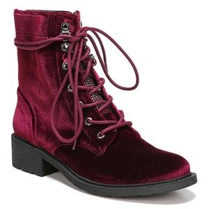 Circus Sam Edelman Velvet combat boots
